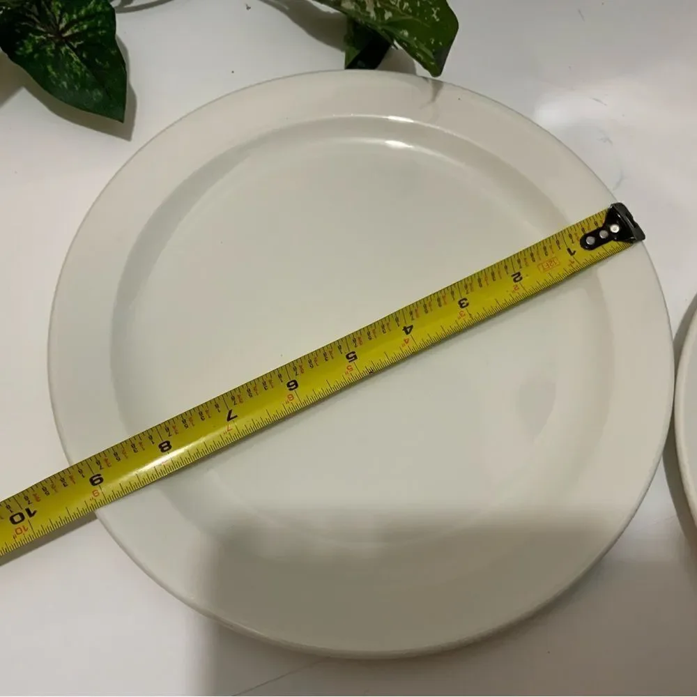 Villeroy & Boch Ariane 1 Plate 10 3/4” & 2 plates 9.5”White Fine Porcelain India